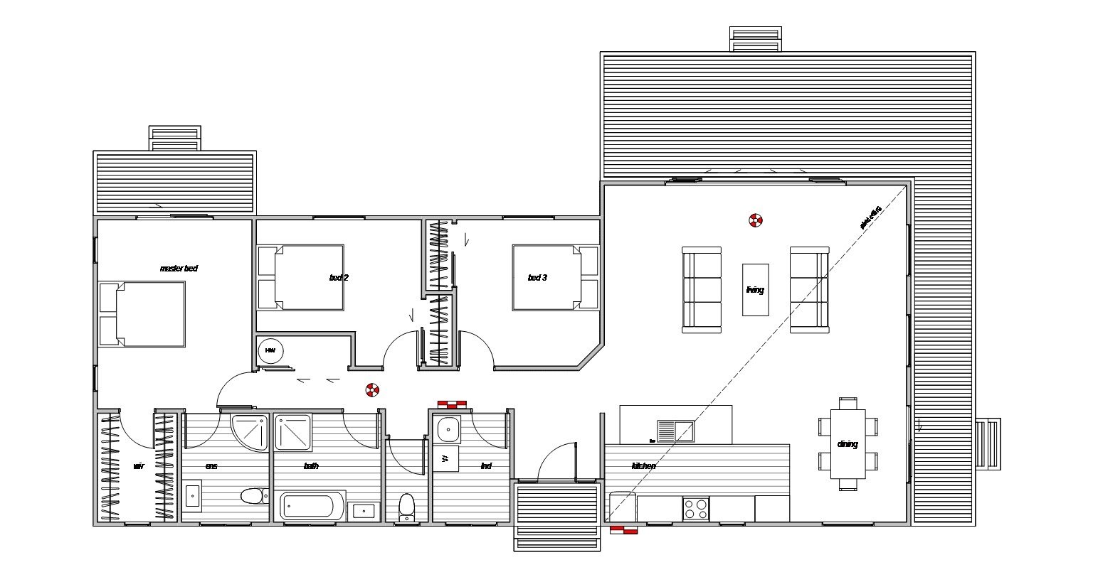  3  Bedroom  house  designs